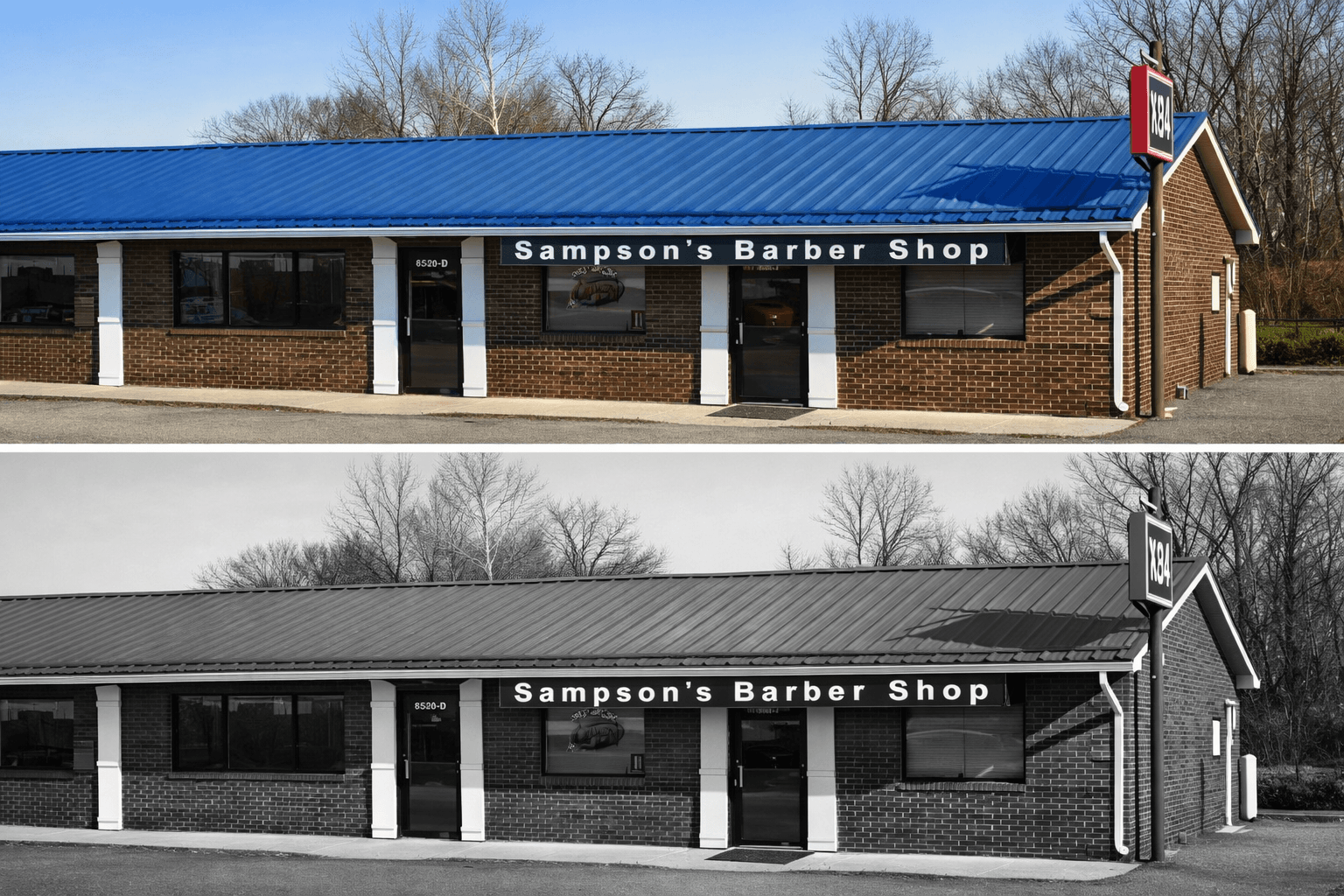 Sampson's Barber Shop exterior